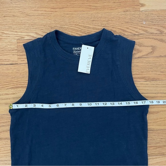 Faherty Sunwashed Slub Muscle Tank - Picture 7 of 8